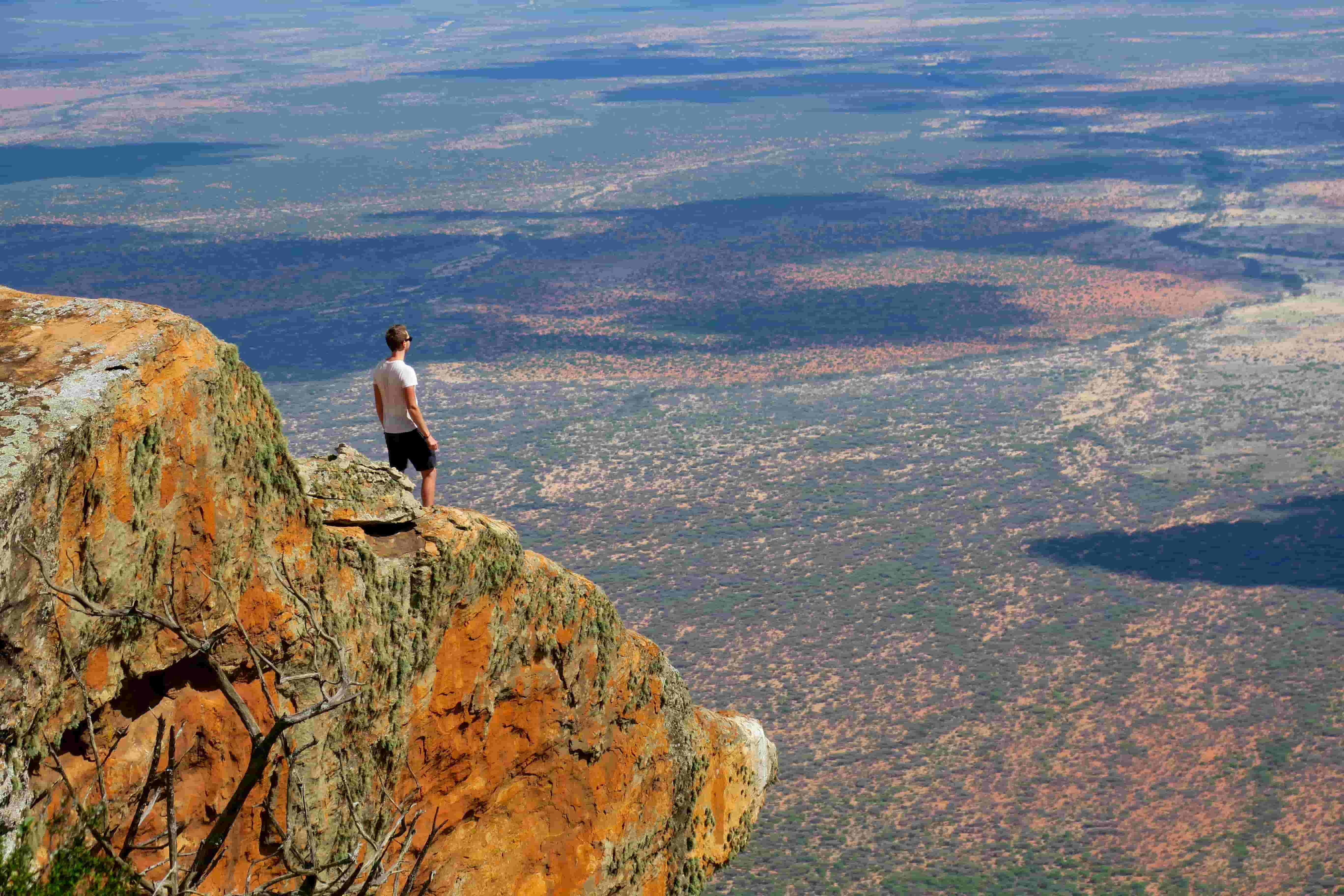 Man On Top Of Mt.ololokwe