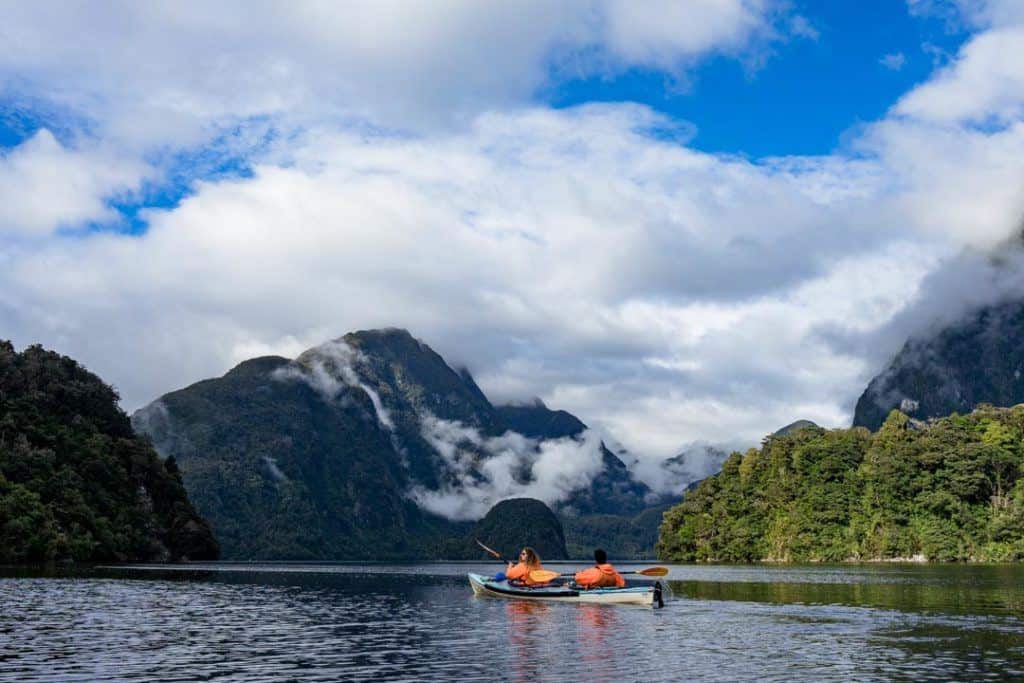 Kayaking Doubtful Sound
