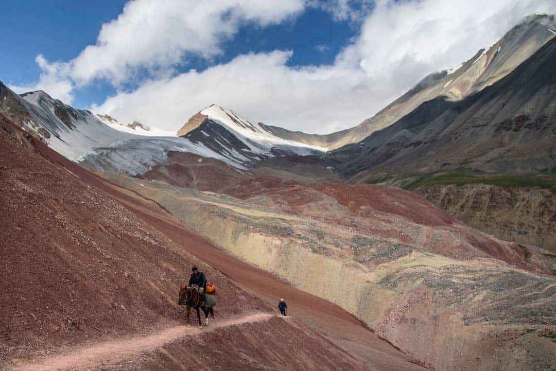 Horse Man Pamir Range