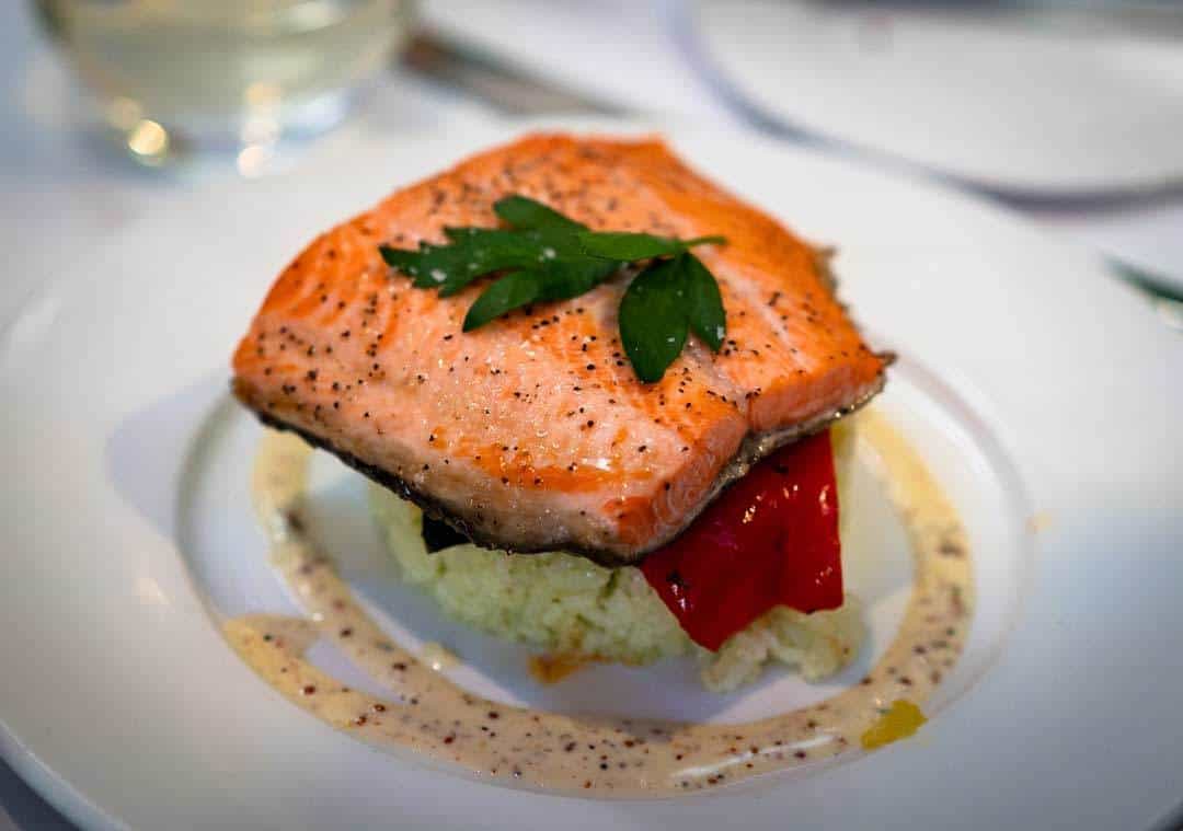 Salmon Food Rocky Mountaineer