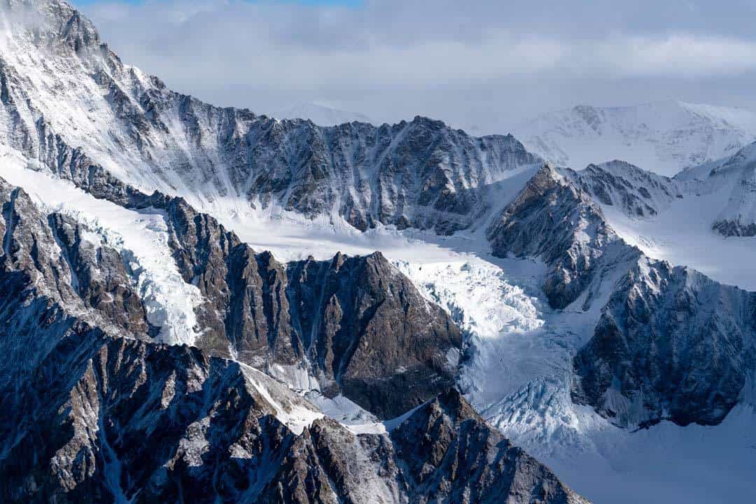 Glaciers Ridges Kluane Flightseeing