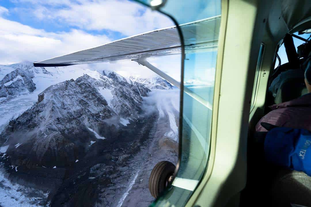 Open Window Plane Kluane Flightseeing