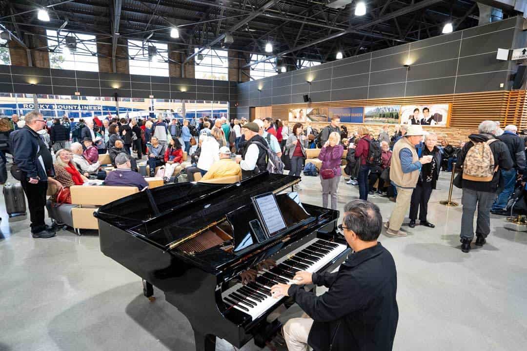 Pianist Vancouver Train Station