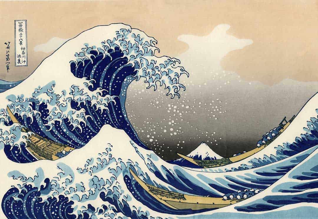 Japan, Japanese Art, Hokusai, Tokyo, The Great Wave Off Kanagawa, Wave