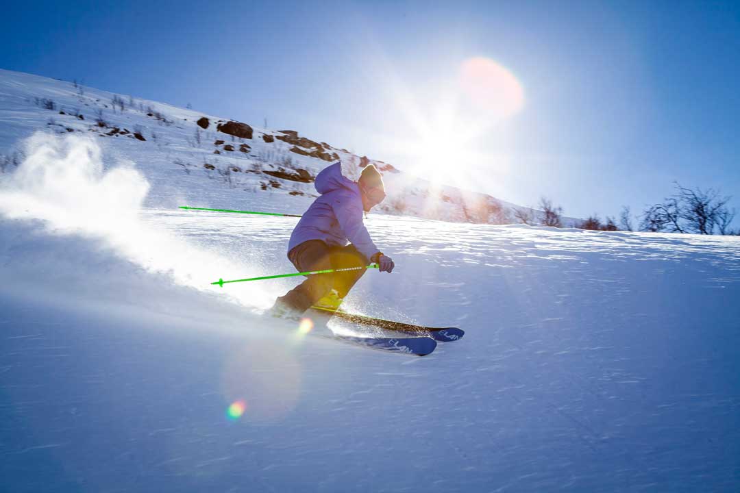 Skiing, Man Skiing, Sapporo Teine Ski Resort , Japan