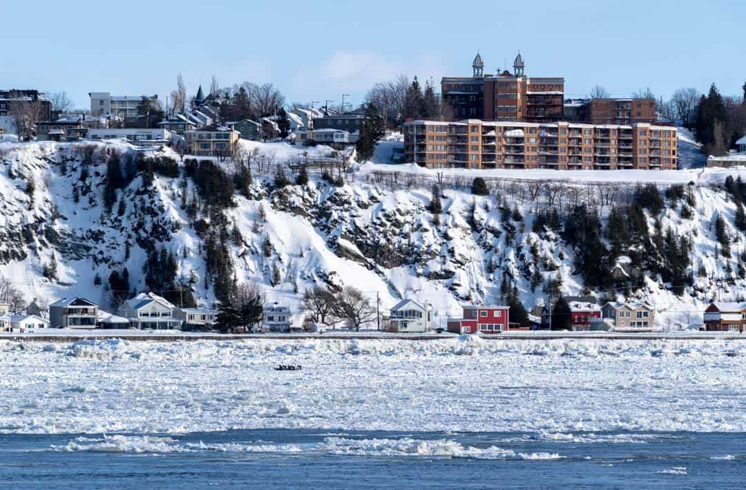 Ice Canoe Race Quebec City