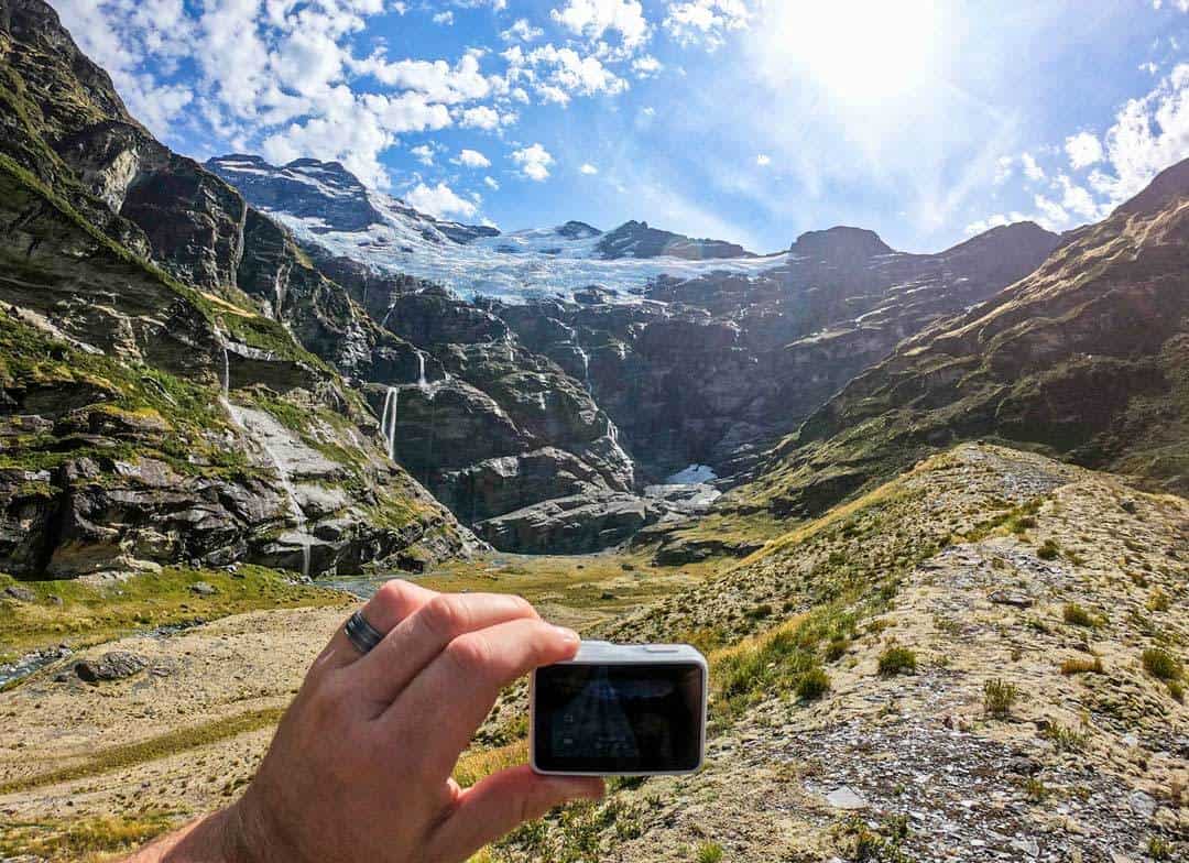 Black Dusk White express edition photographic television camera past times going on an international trip to a clandestine loc GoPro HERO7 Black Dusk White Launch inwards Queenstown, New Zealand