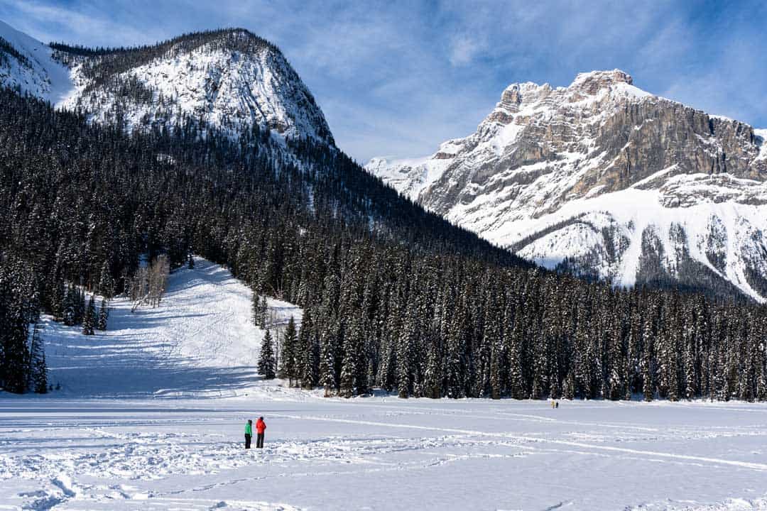 Emerald Lake Frozen