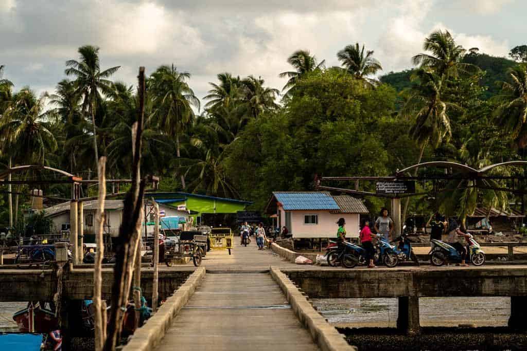 Pier At Koh Mook