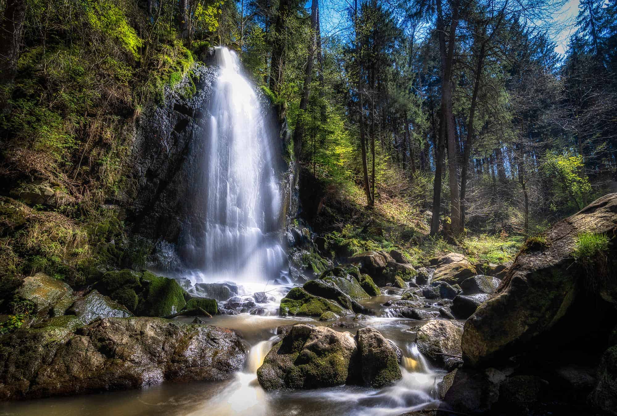 Waterfall South Bohemia Itinerary