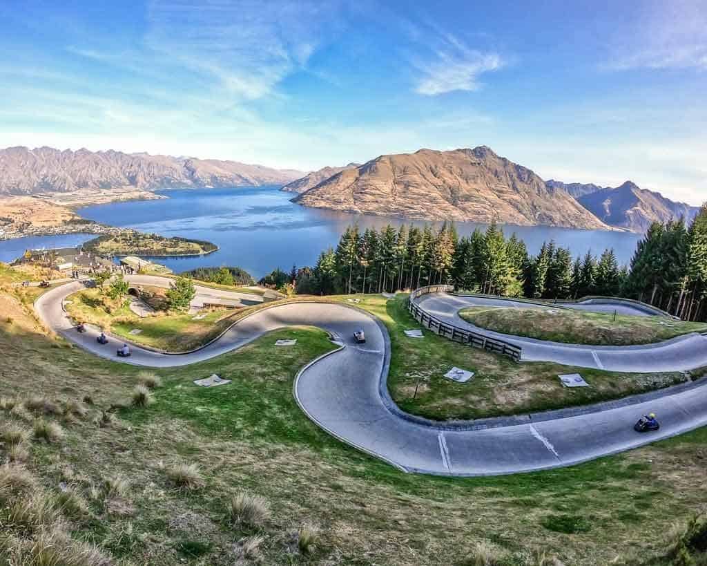 Gondola Skyline Restaurant Bobs Peak Remarkable Queenstown New Zealand  Postcard