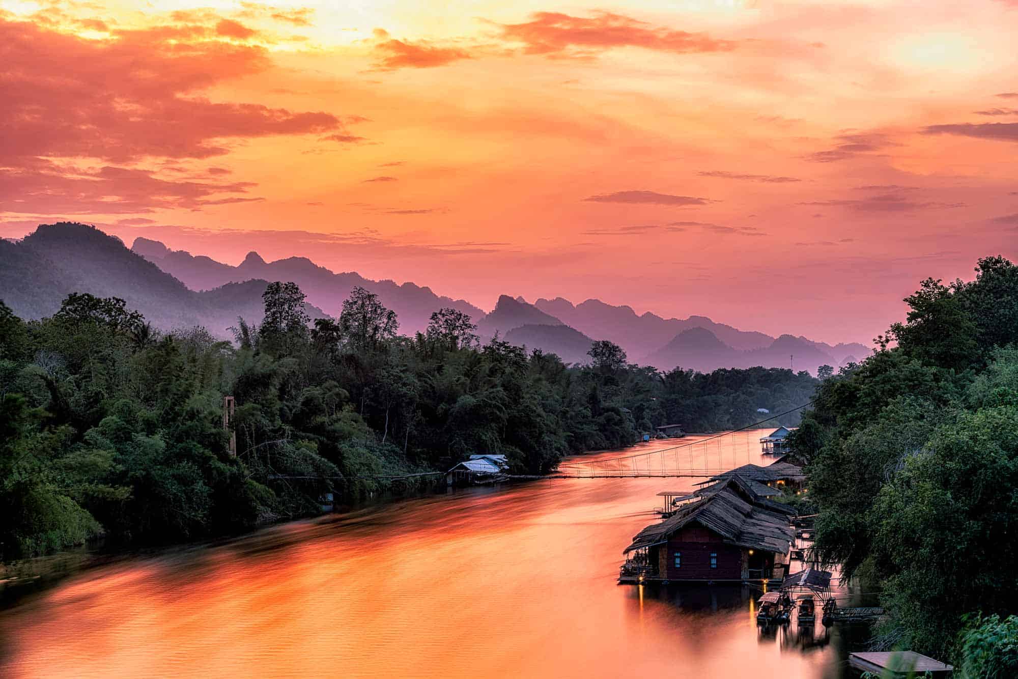 best time to visit kanchanaburi thailand