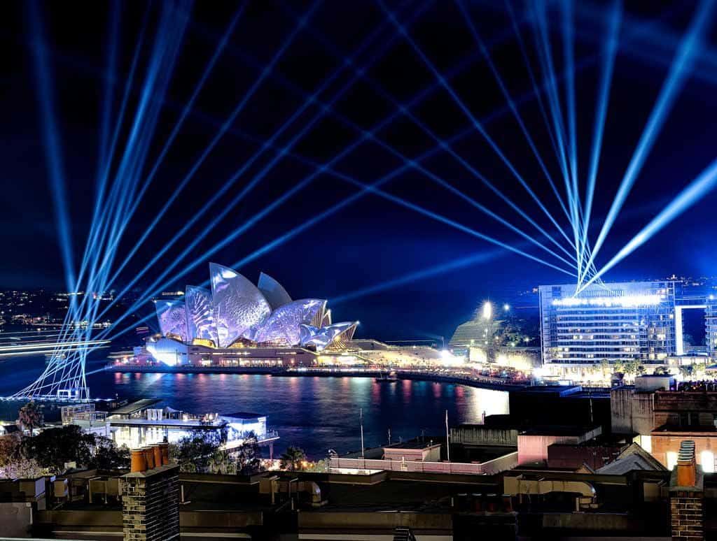 Vivid Sydney Harbour Yha