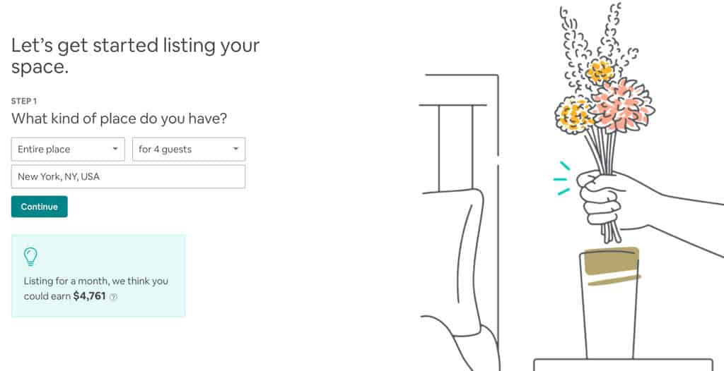 Airbnb Host Signup