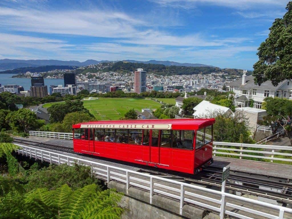 Wellington Cable Car Ascending