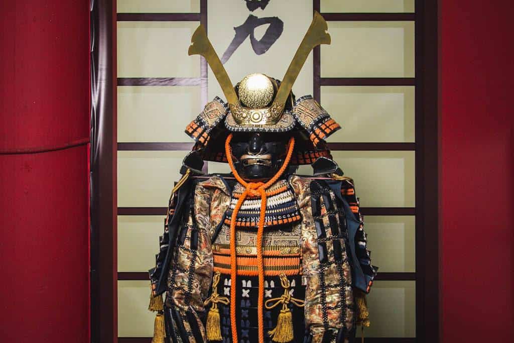 Samurai Armour On Display In Kanazawa Japan