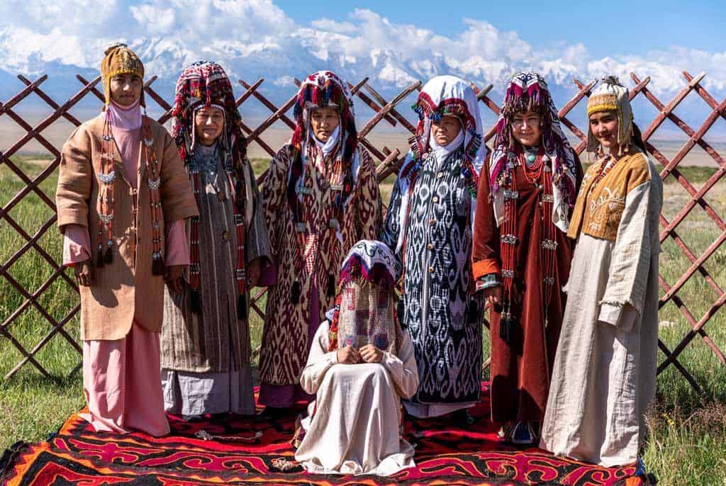 Traditional Kyrgyz Wedding Demonstration Sary Mogol