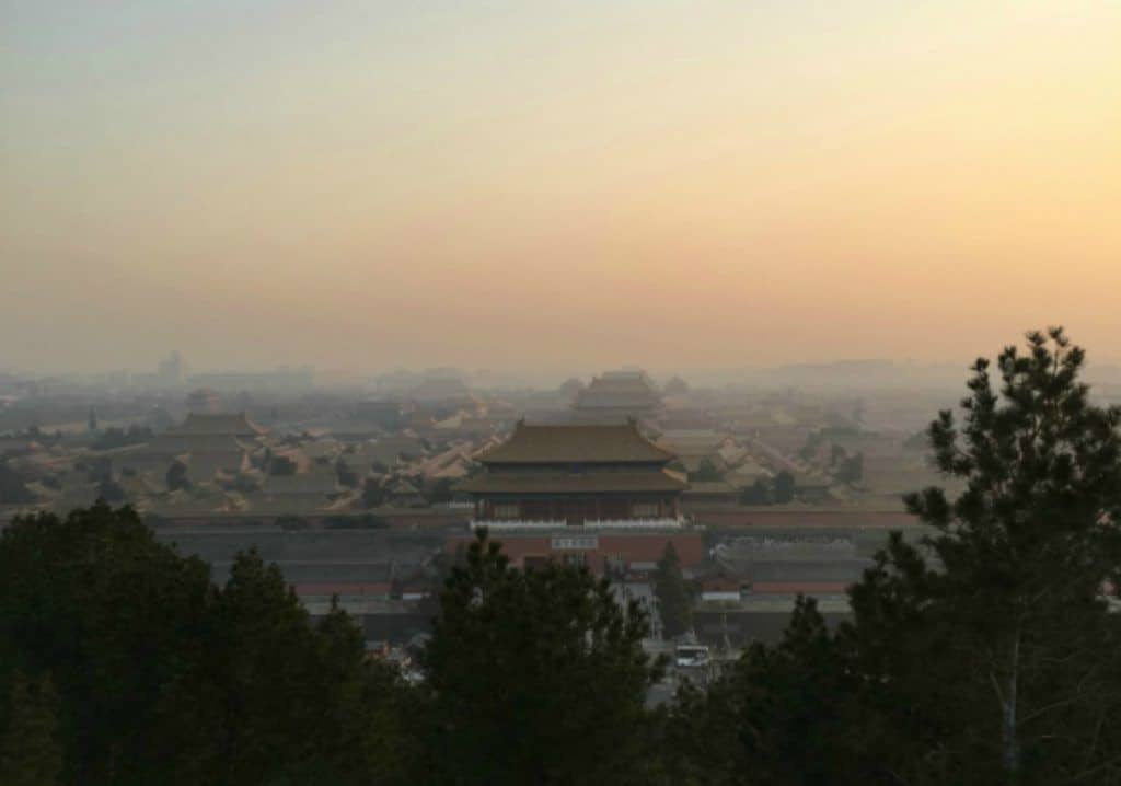 Sunset Jingshan Park