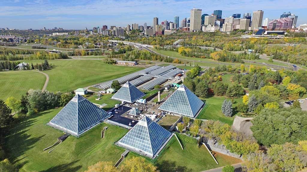 The Muttart Conservatory In Edmonton