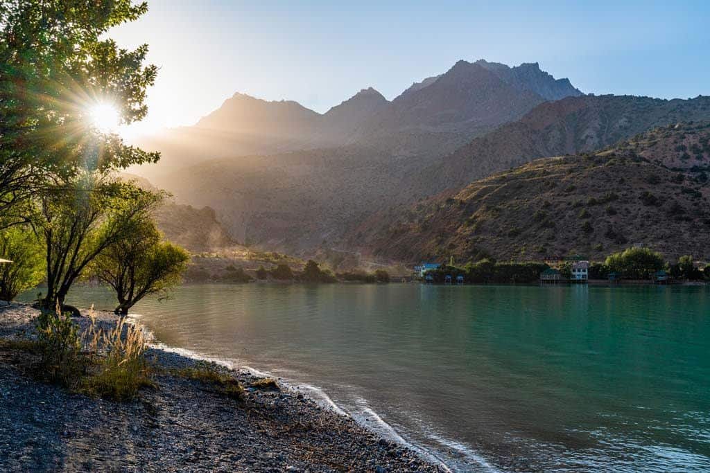 Sunrise Iskanderkul Lake