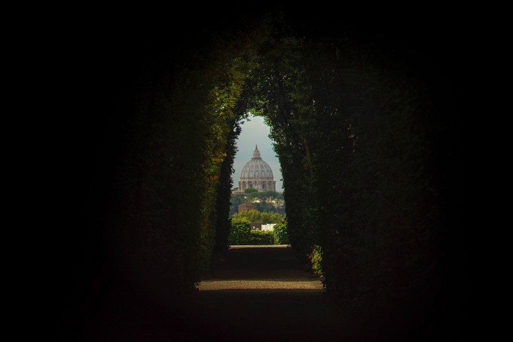 View Of St. Peter’s Basilica Through The Aventine Keyhole