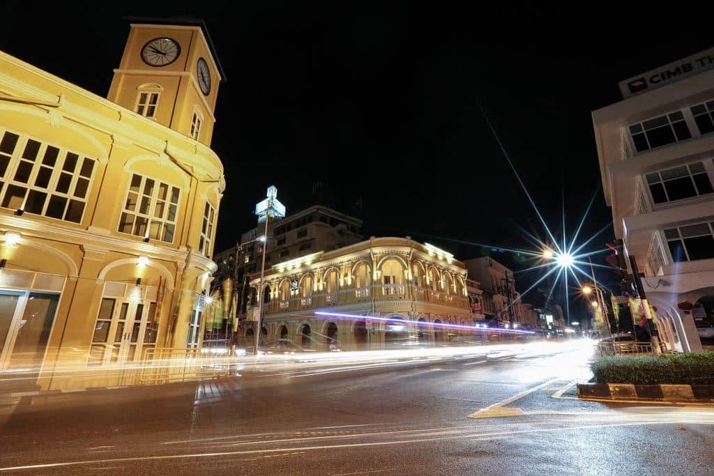 Old Phuket Town At Night