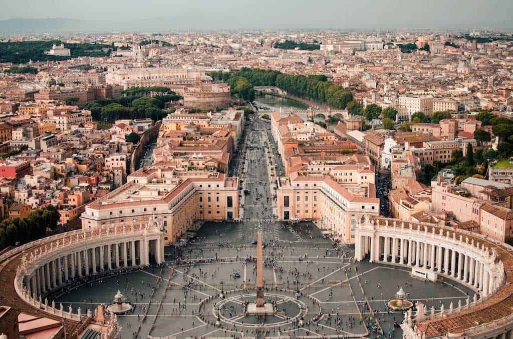 Aerial View Of St. Peter’s Square