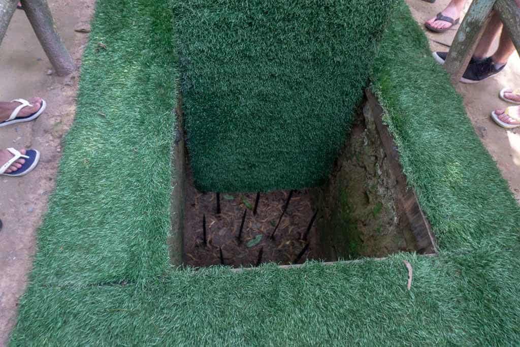 An Example Of A Viet Cong Trap.