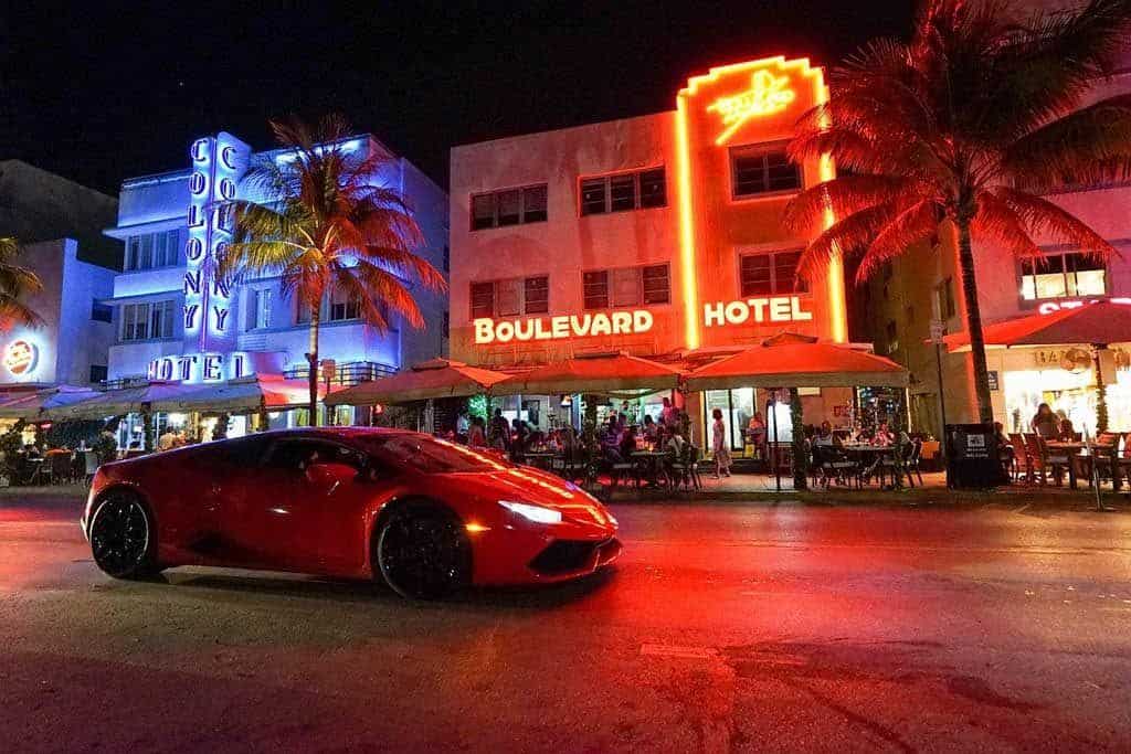 South Beach At Night