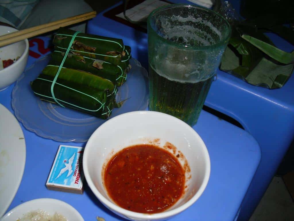 Drinking Bia Hoi In Hanoi