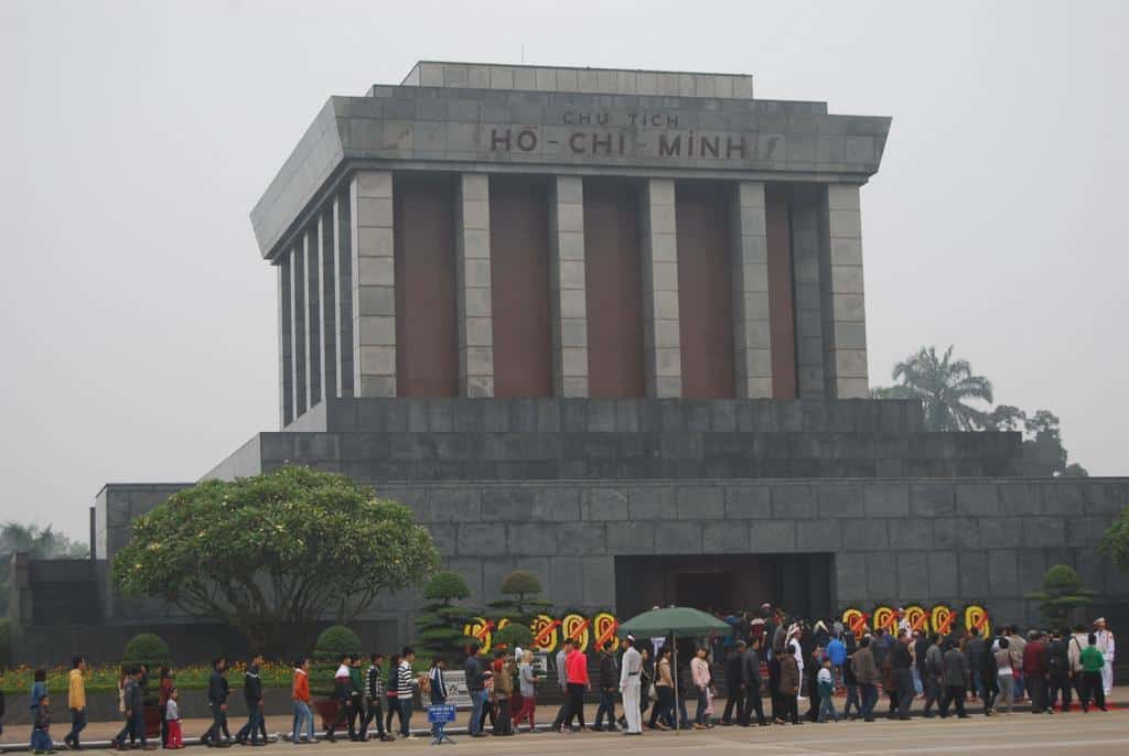 Ho Chi Minh Mausoleum In Hanoi