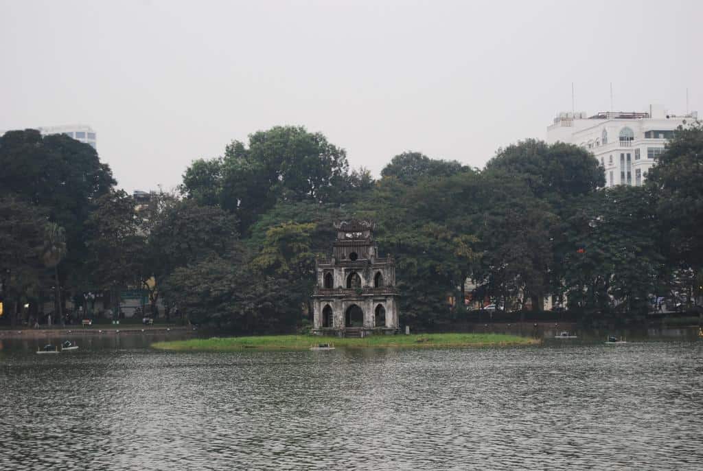 Hoan Kiem Lake In Hanoi