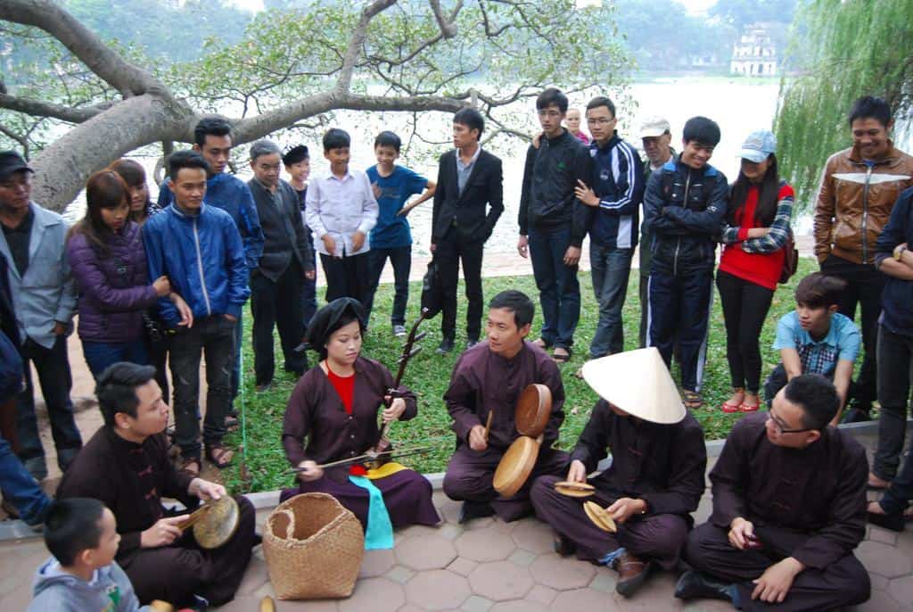 Local Musicians In Hanoi