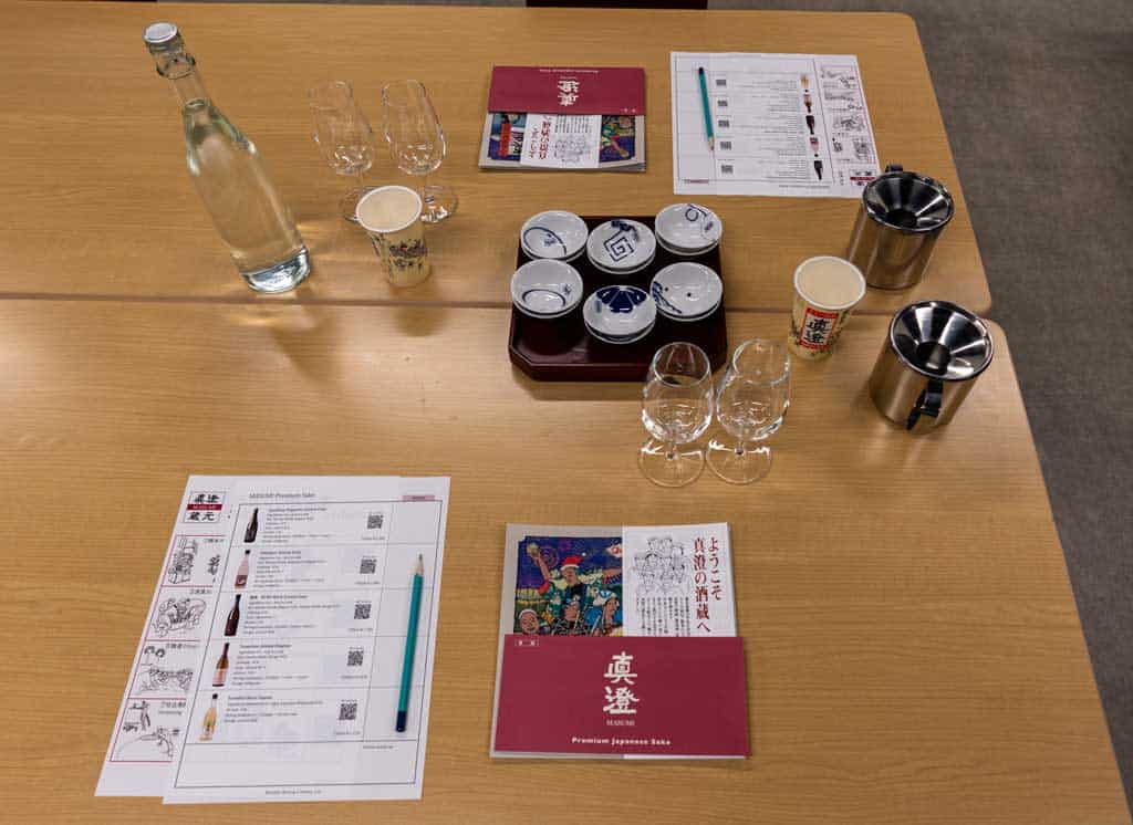 Masumi Sake Tasting