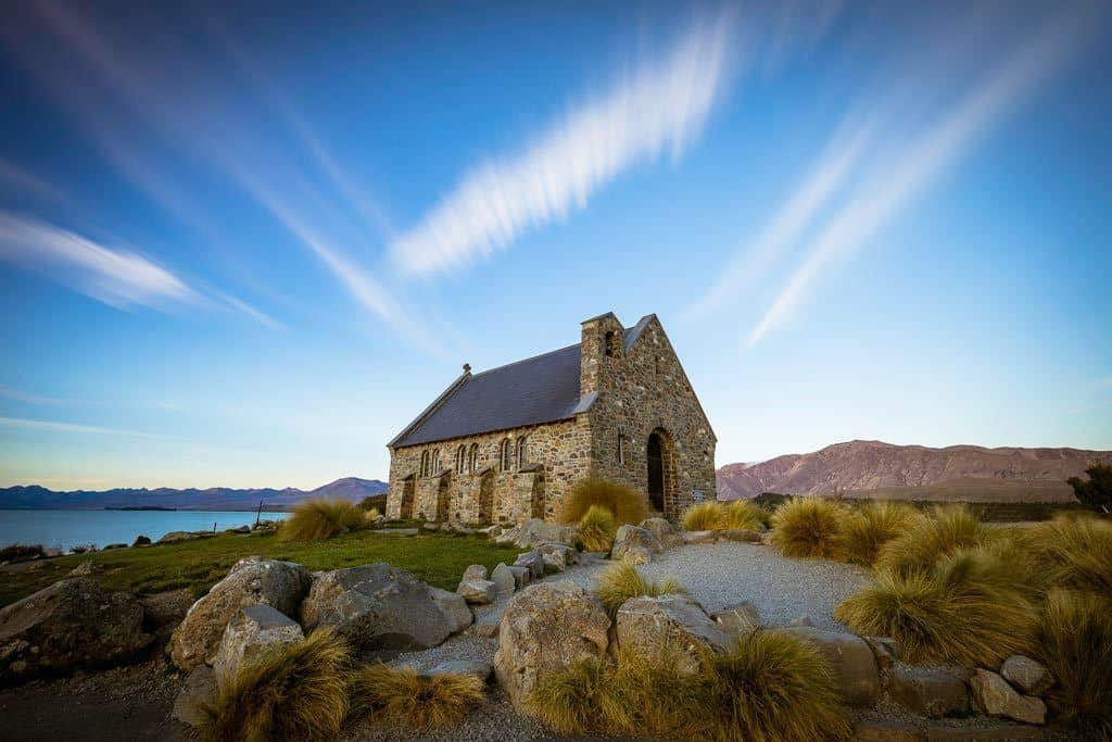 Long Exposure Clouds Lake Tekapo