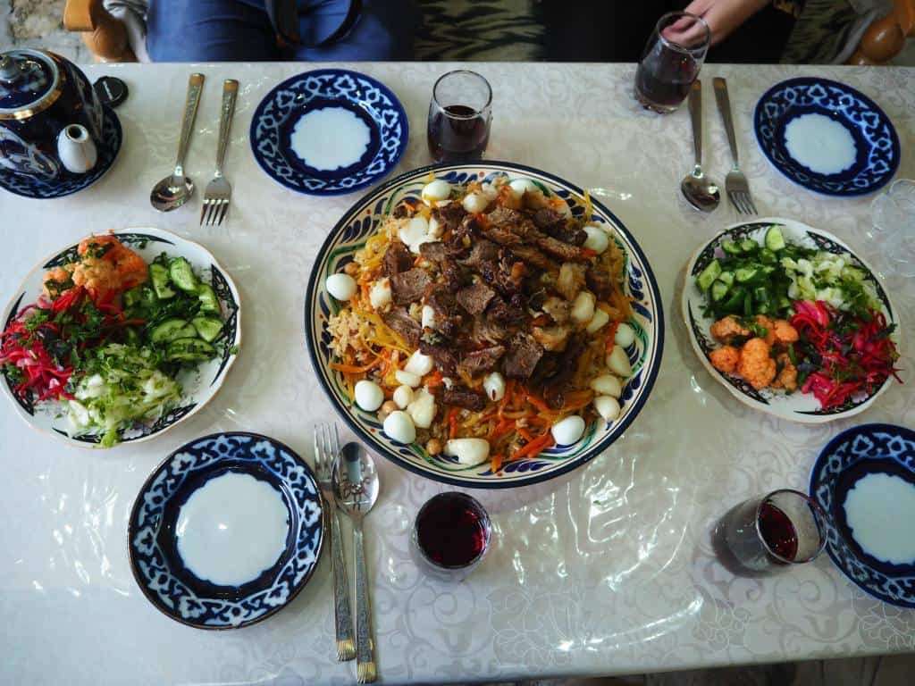 Some Phenomenal Homemade Plov We Enjoy At Hotel Yasmin In Bukhara