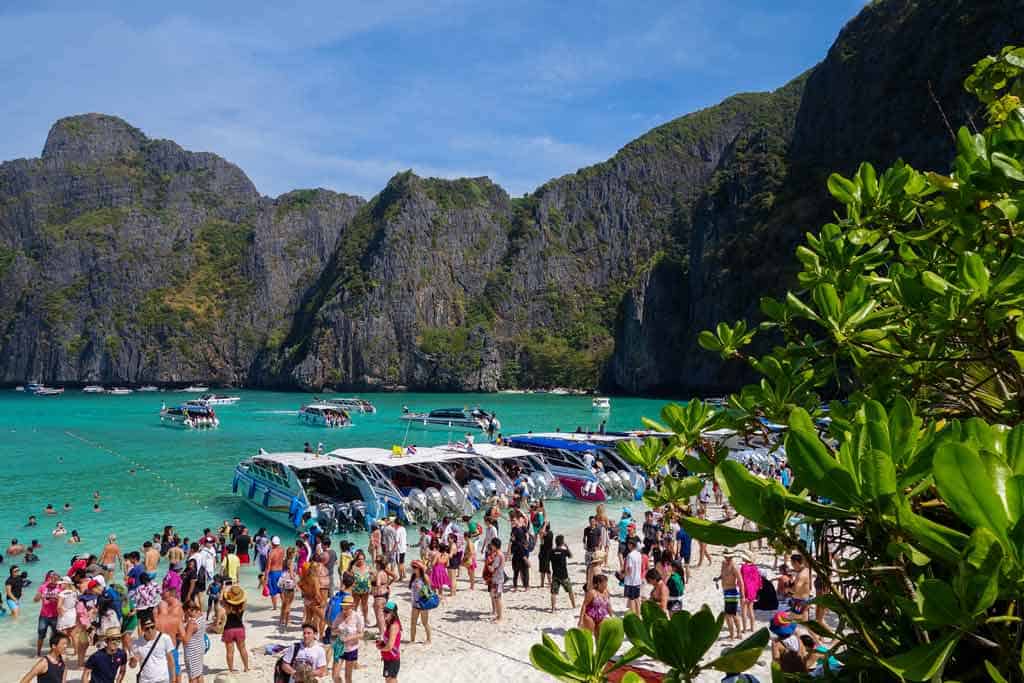 Maya Bay Crowds