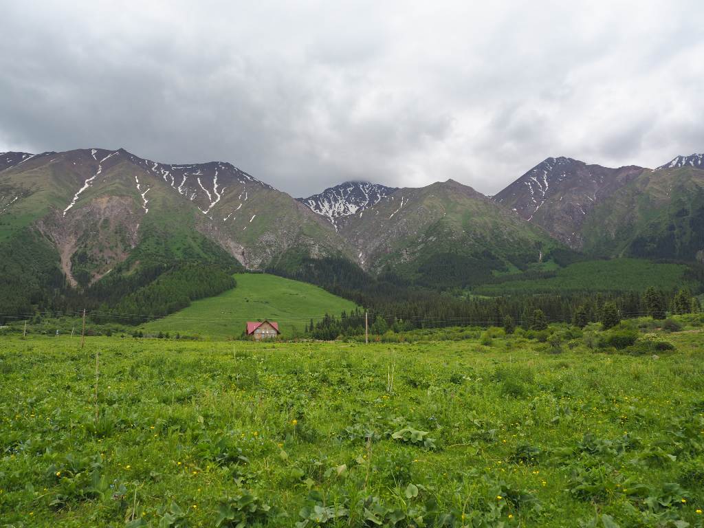 Hiking In Shamshi Gorge Near Bishkek