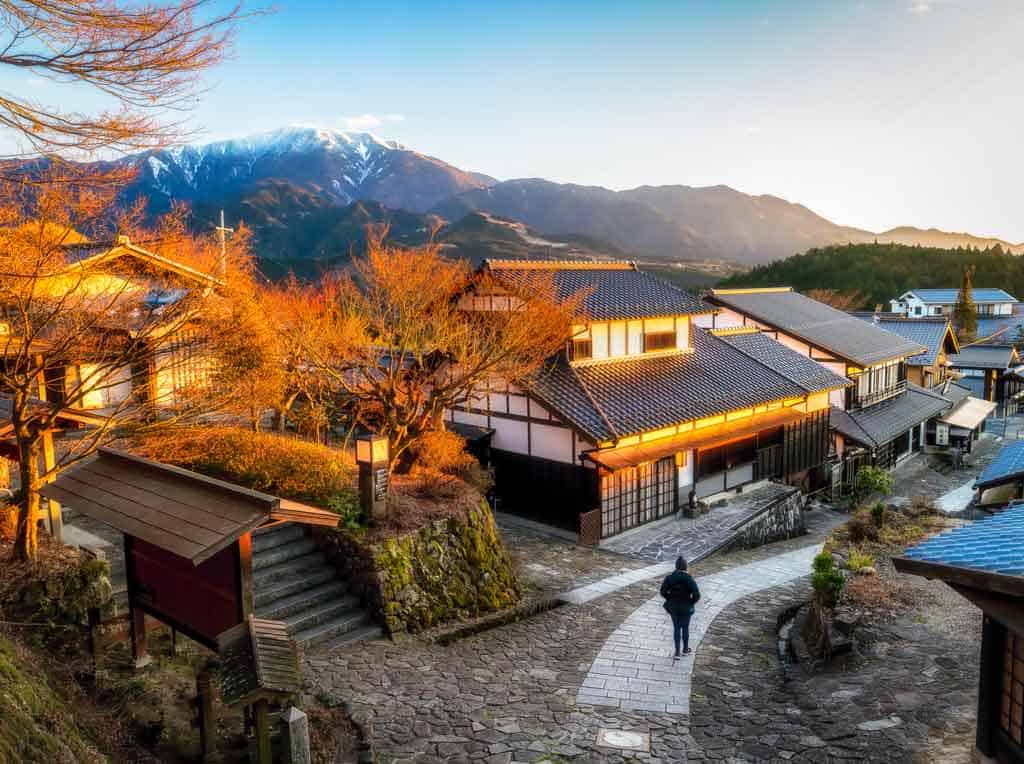 Magome Village Sunset Japan