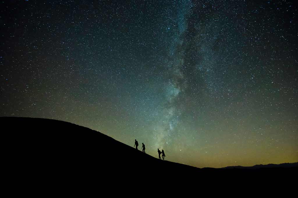 Time Blending Milky Way