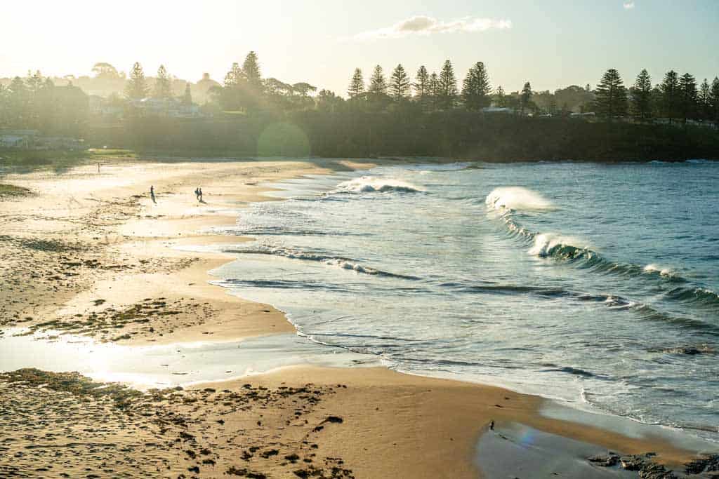  Coucher de soleil sur la plage de Kendalls 