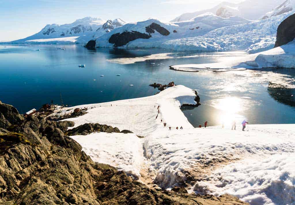 Hiking In Antarctica