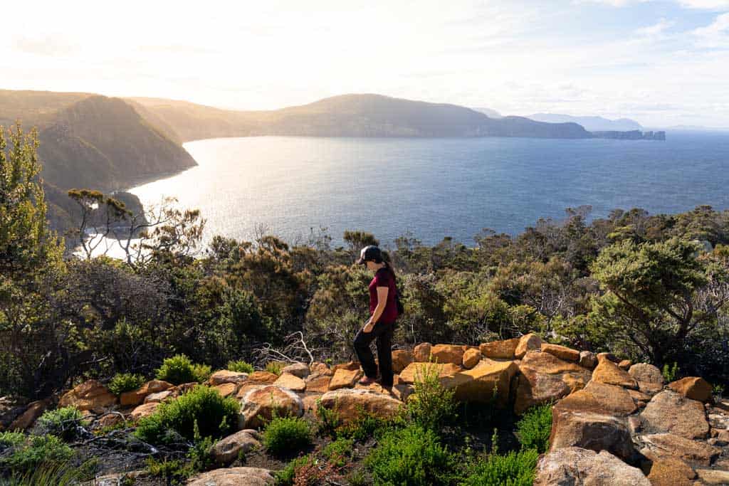 Alesha Hiking The Three Capes Track