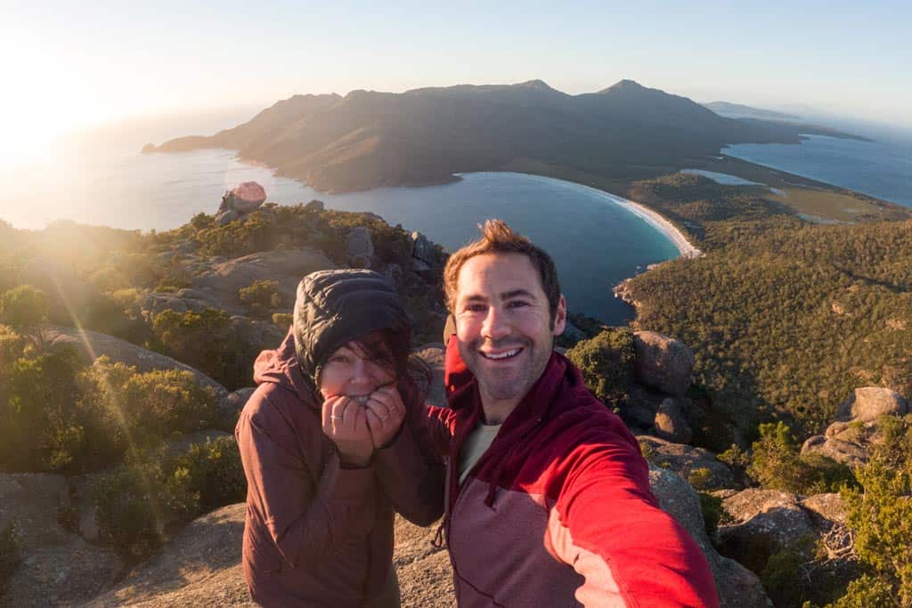 Us At Mount Amos Sunrise