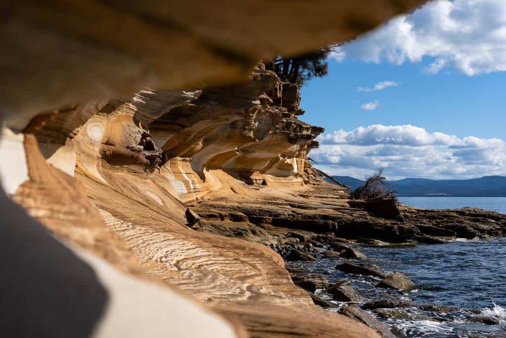 Painted Cliffs Maria Island