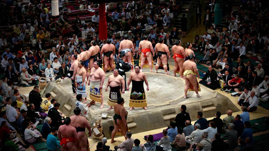 Sumo Wrestling In Tokyo