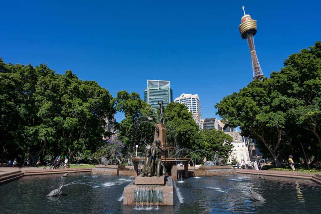 Fountain In Hype Park