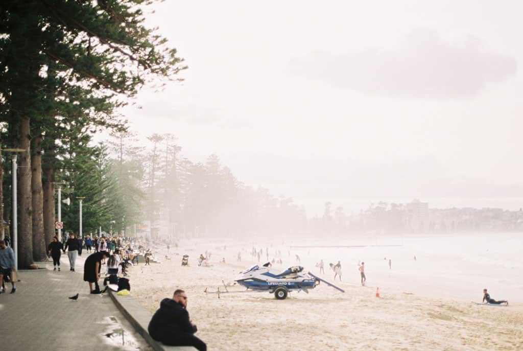 Manly Beach People Walking