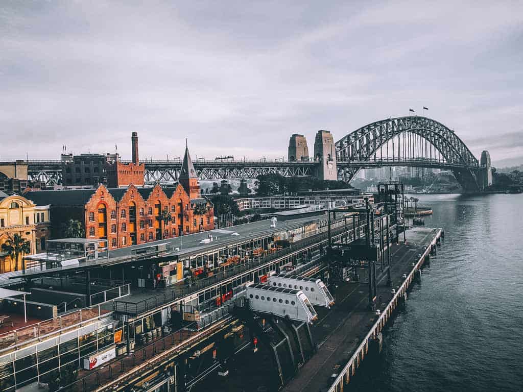 Views From The Cahill Walkway In Sydney