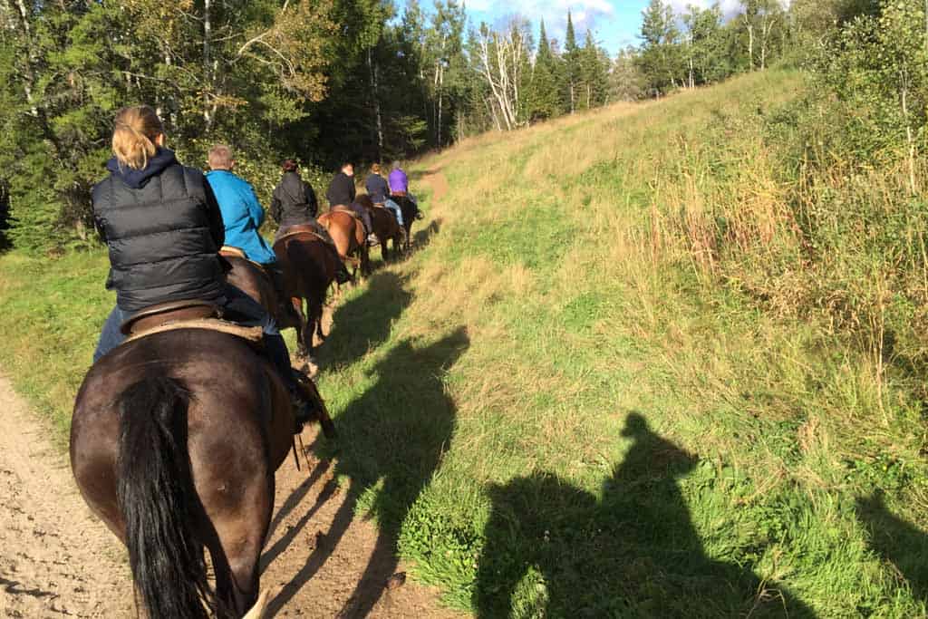 Horse Riding Falcon Lake